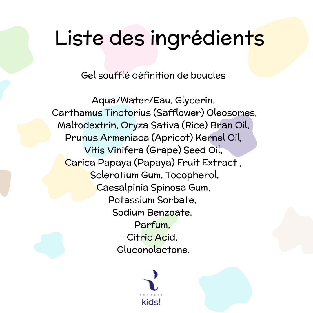 Gel Soufflé Définition de Boucles pour Enfants